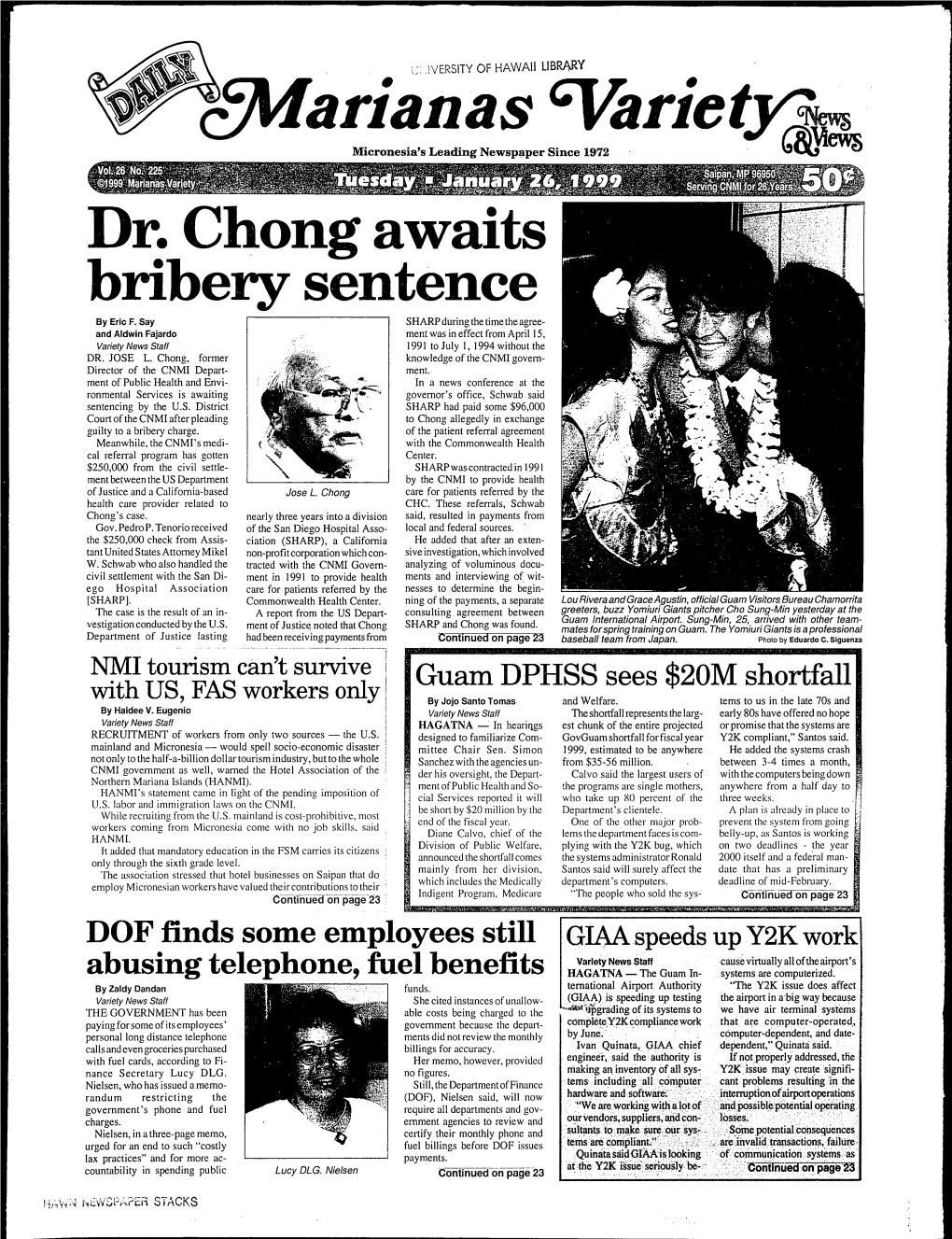 Dr. Chong Awaits Bribery Sentence by Eric F