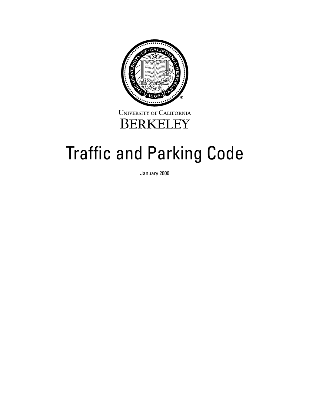 Traffic and Parking Code