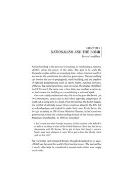 Nationalism and the Bomb 135