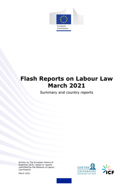 Flash Reports on Labour Law March 2021 Summary and Country Reports