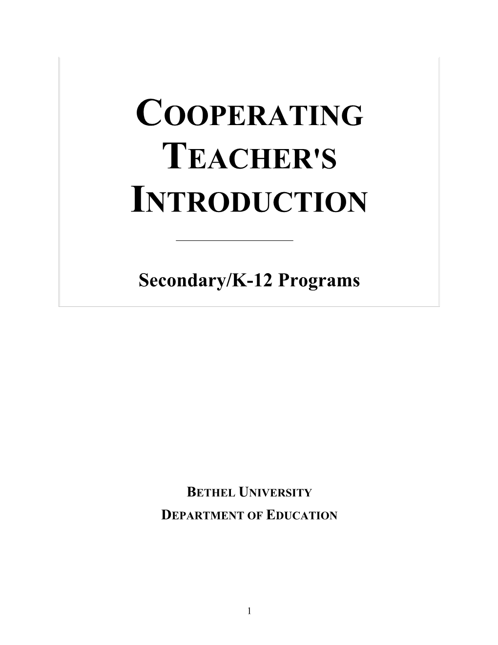 Coop Teach Handbook