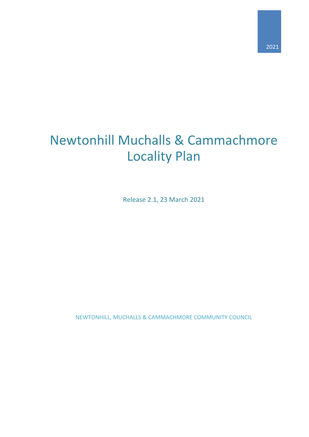 Newtonhill Muchalls & Cammachmore Locality Plan