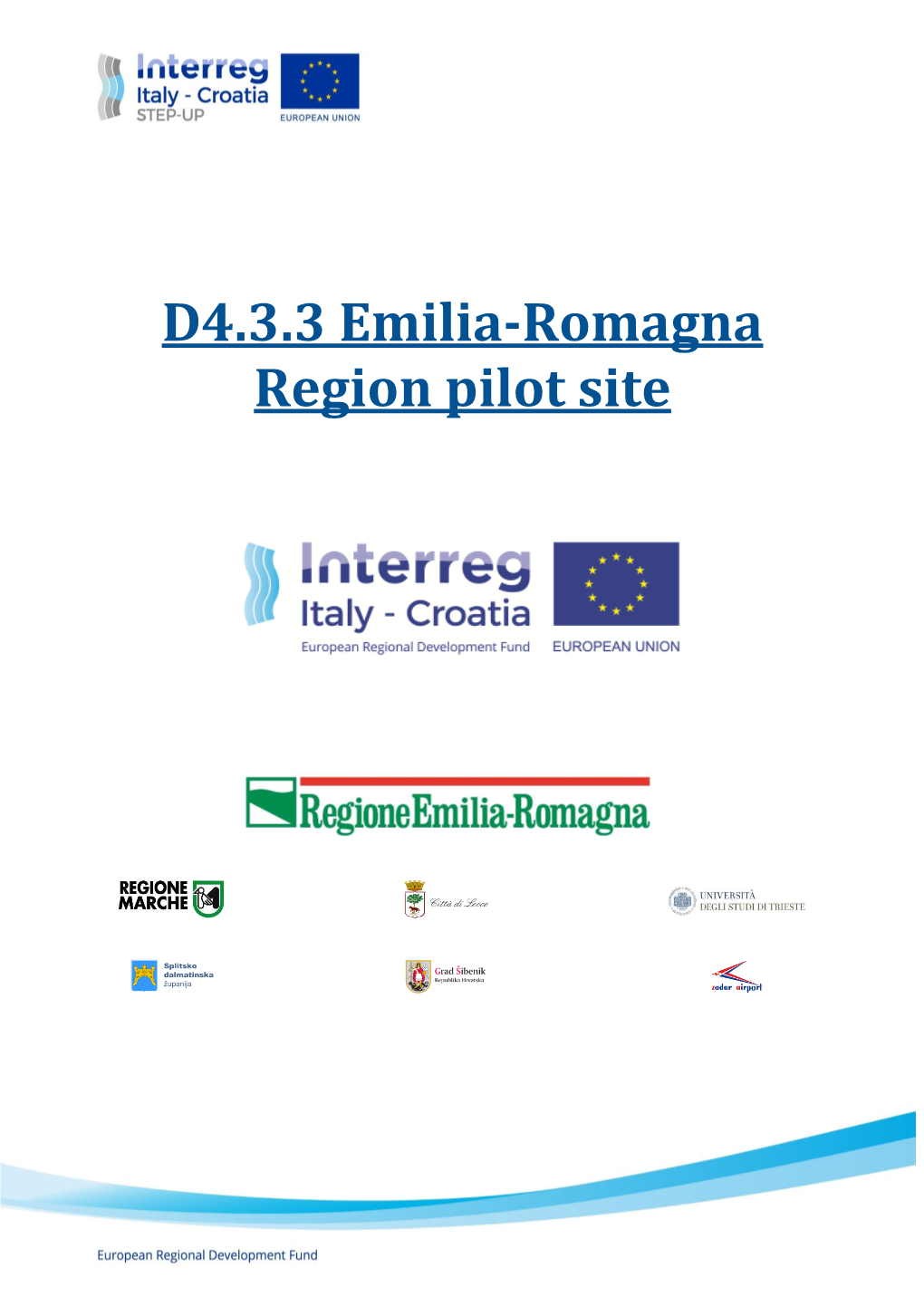 D4.3.3 Emilia-Romagna Region Pilot Site