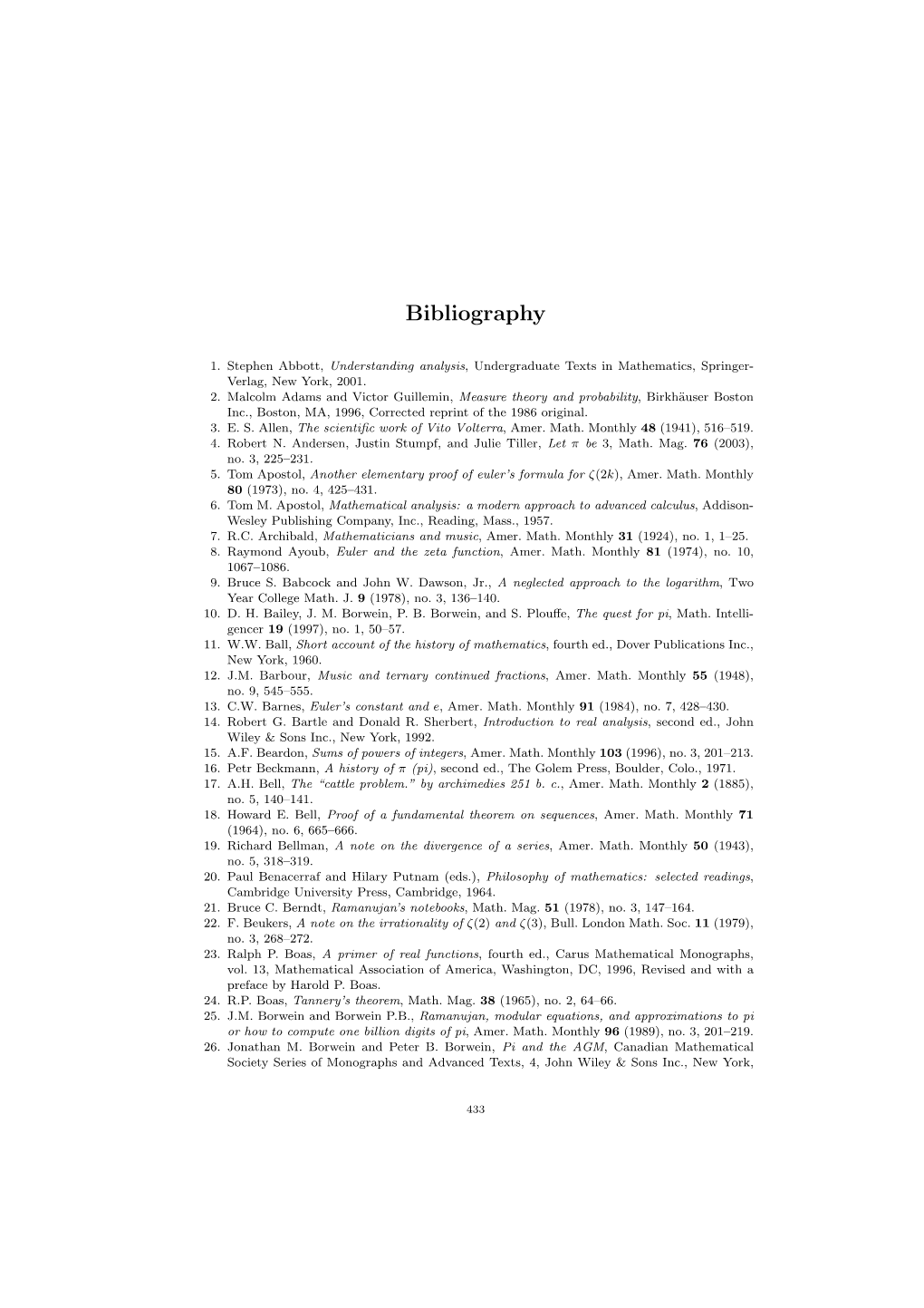 Bibliography