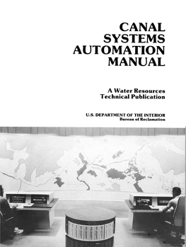 Canal Systems Automation Manual
