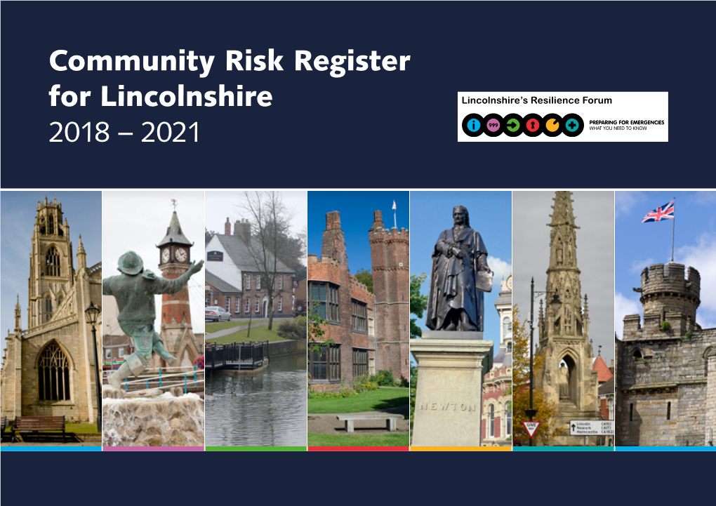 Community Risk Register for Lincolnshire 2018 – 2021