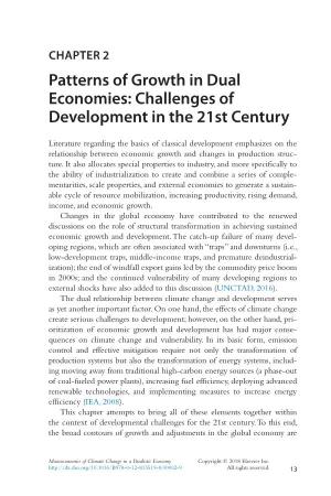 CHAPTER 2 Patterns of Growth in Dual Economies: Challenges of Development in the 21St Century