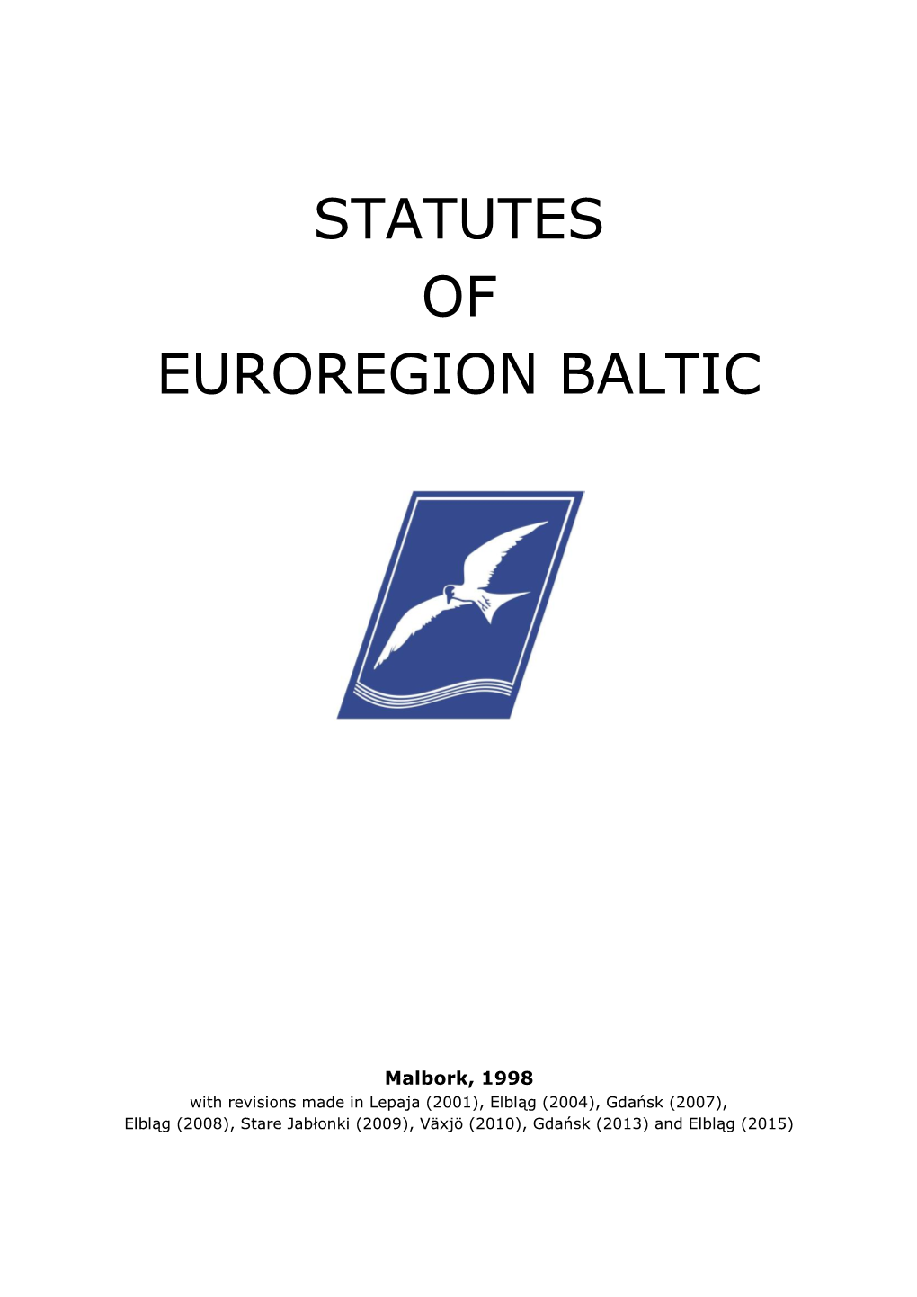 Statutes of Euroregion Baltic