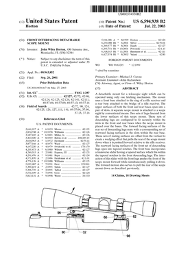 (12) United States Patent (10) Patent N0.: US 6,594,938 B2 Horton (45) Date of Patent: Jul