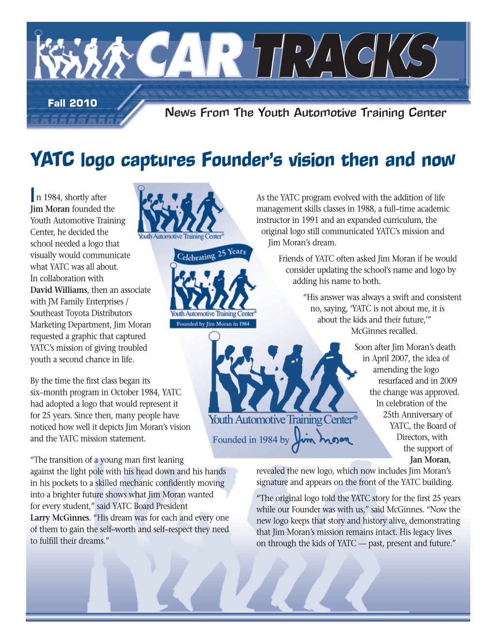 YATC Logo Captures Founder's Vision Then And