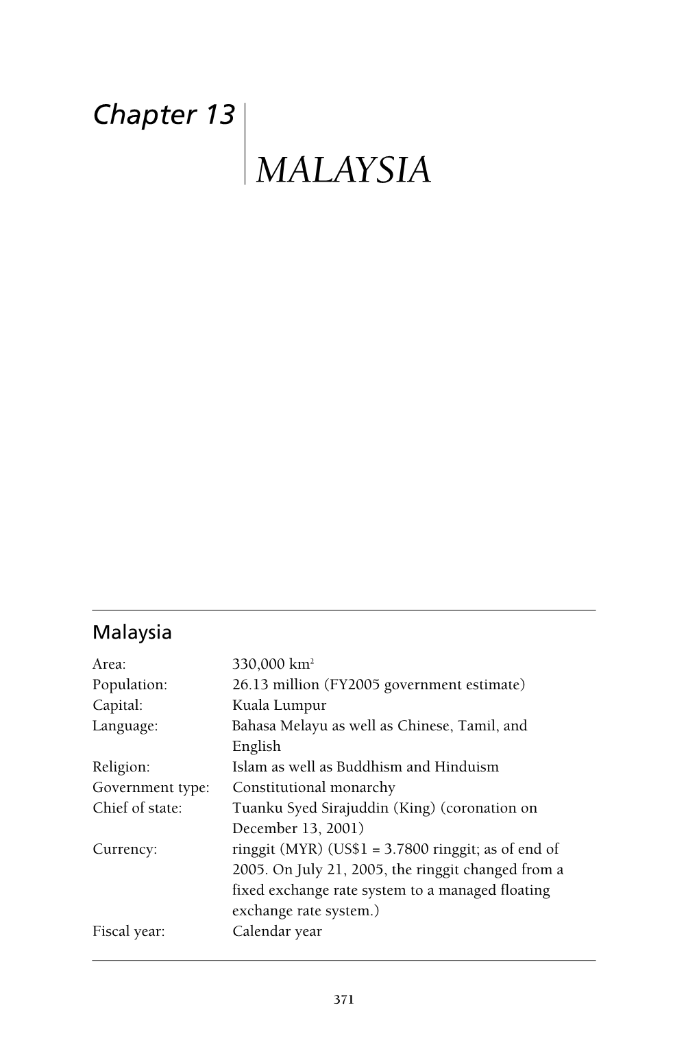 Chapter 13-Malaysia Long Journey to Structural Reform