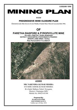 Mining Plan / Scheme 7 of Mining