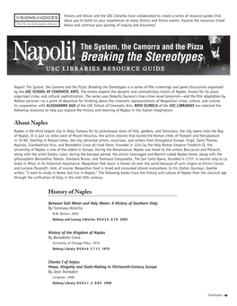 USC Visions & Voices: Napoli! the System, the Camorra and the Pizza