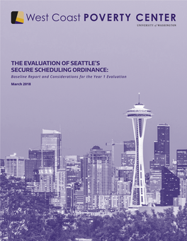 The Evaluation of Seattle's Secure Scheduling Ordinance
