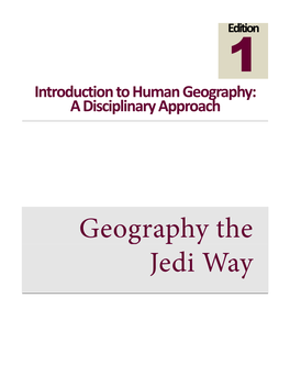 Geography the Jedi Way