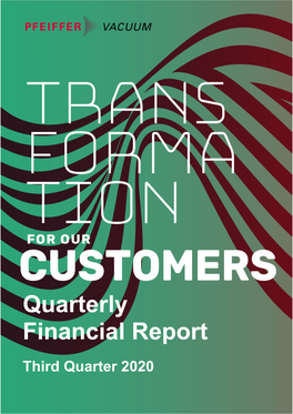 Quarterly Financial Report Third Quarter 2020