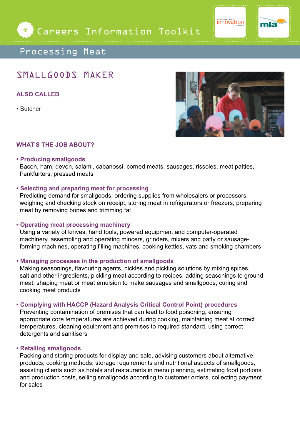 Smallgoods Maker