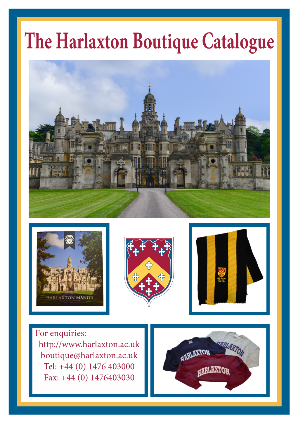 The Harlaxton Boutique Catalogue