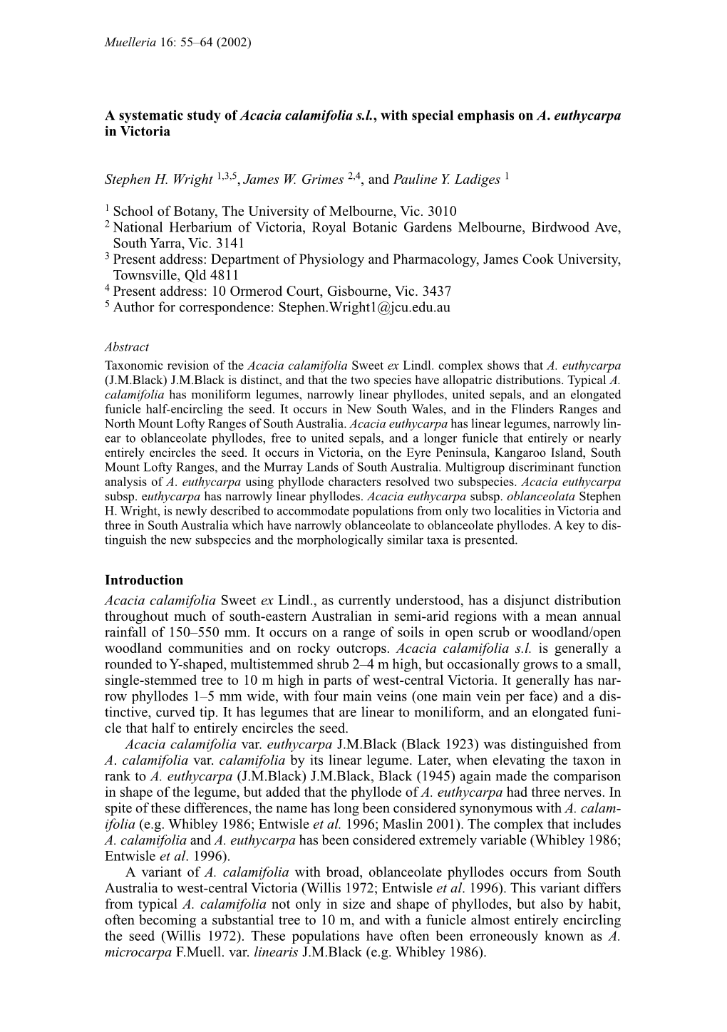 Muelleria Layout Vol16 2002 13/12/02 12:30 PM Page 55