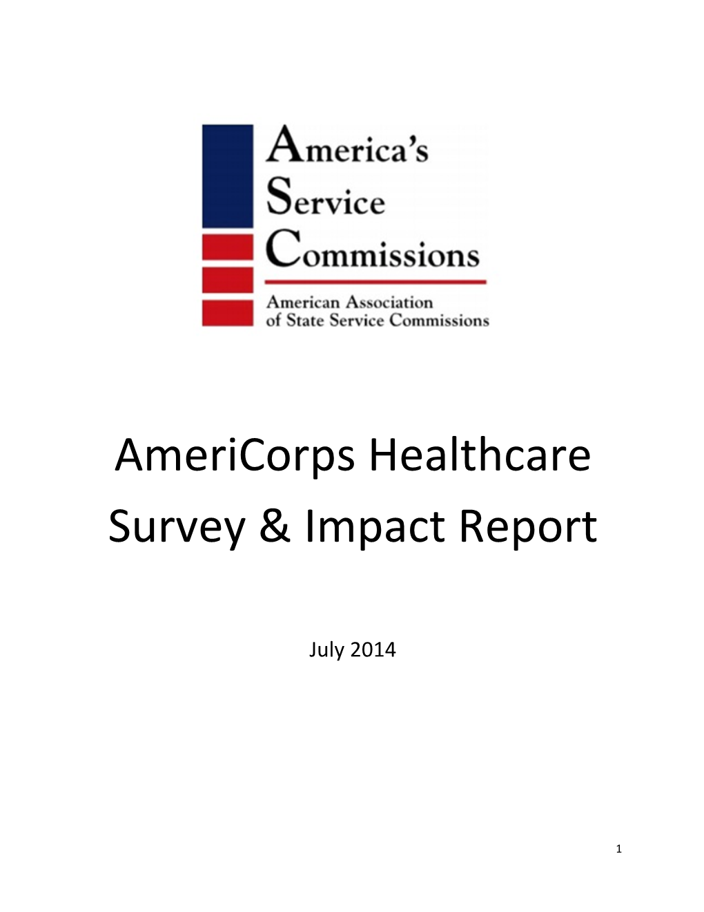 Americorps Healthcare Survey & Impact Report