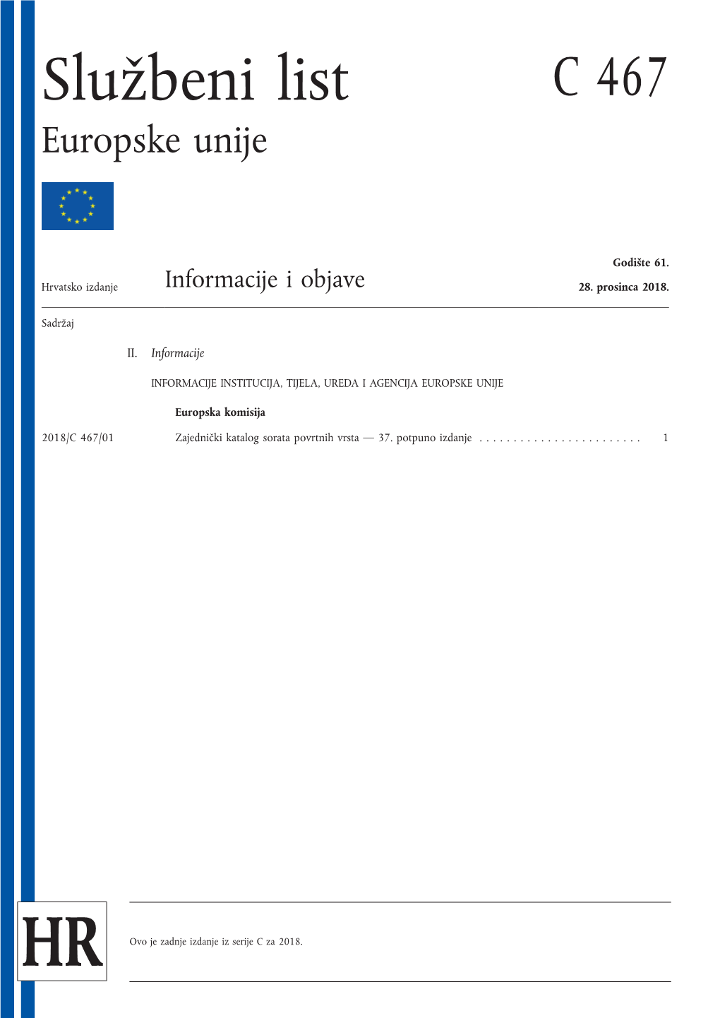 Službeni List Europske Unije C 467/1