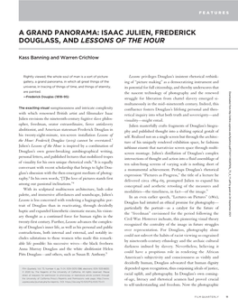 Isaac Julien, Frederick Douglass, and Lessons of the Hour