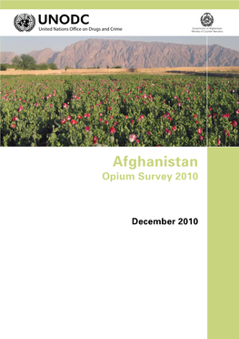 Afghanistan Opium Survey 2010