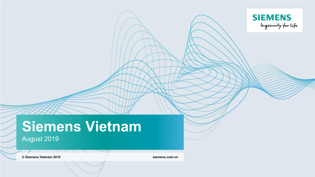 Siemens Vietnam August 2019