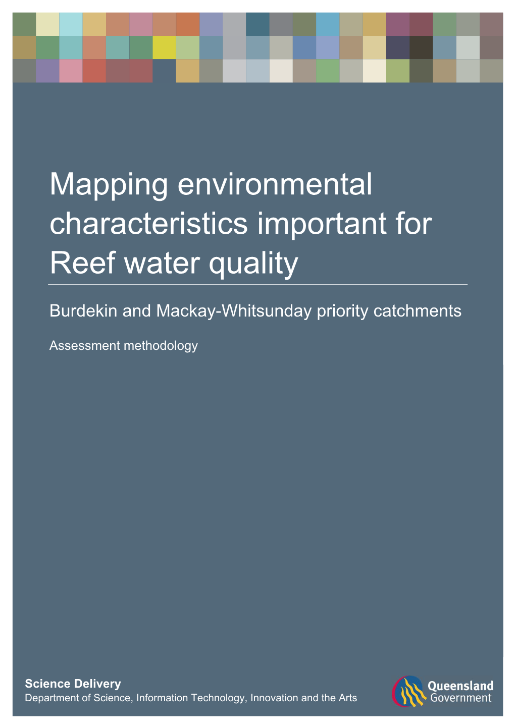 Mapping of Environmental Characteristics Important for Reef