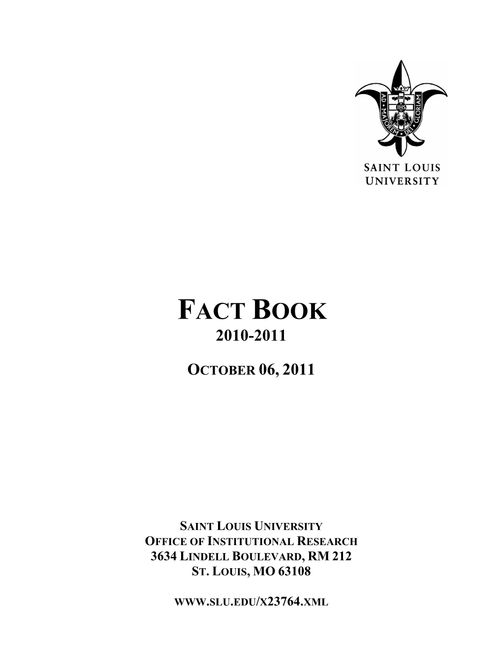 Fact Book 2010-2011