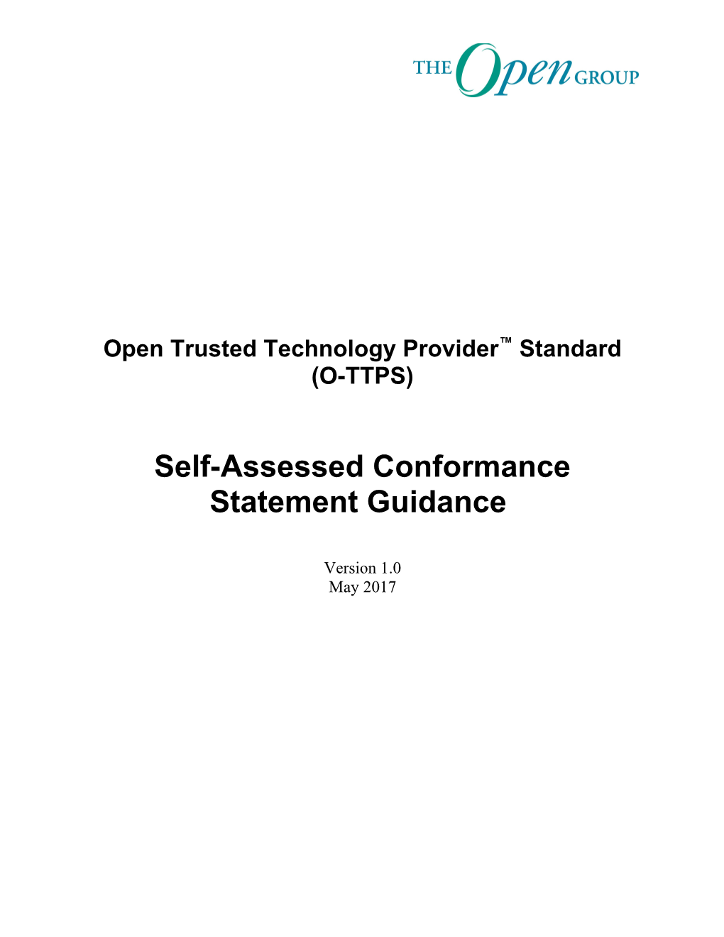 O-TTPS CS Guidance Document