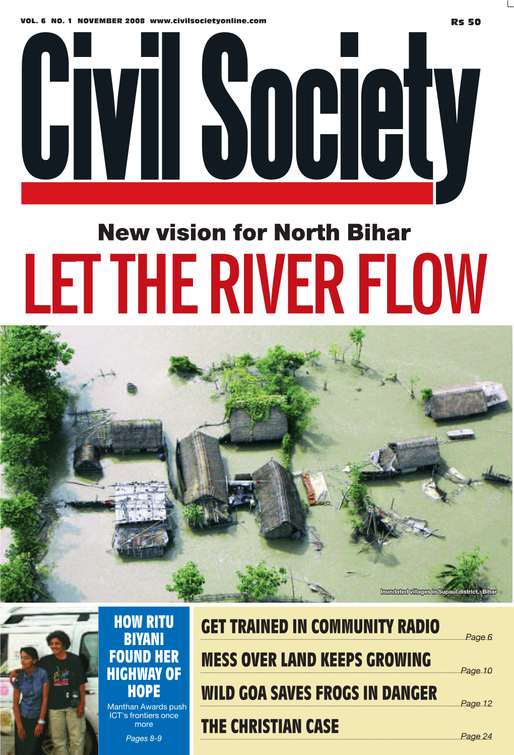New Vision for North Bihar Let the River Flow