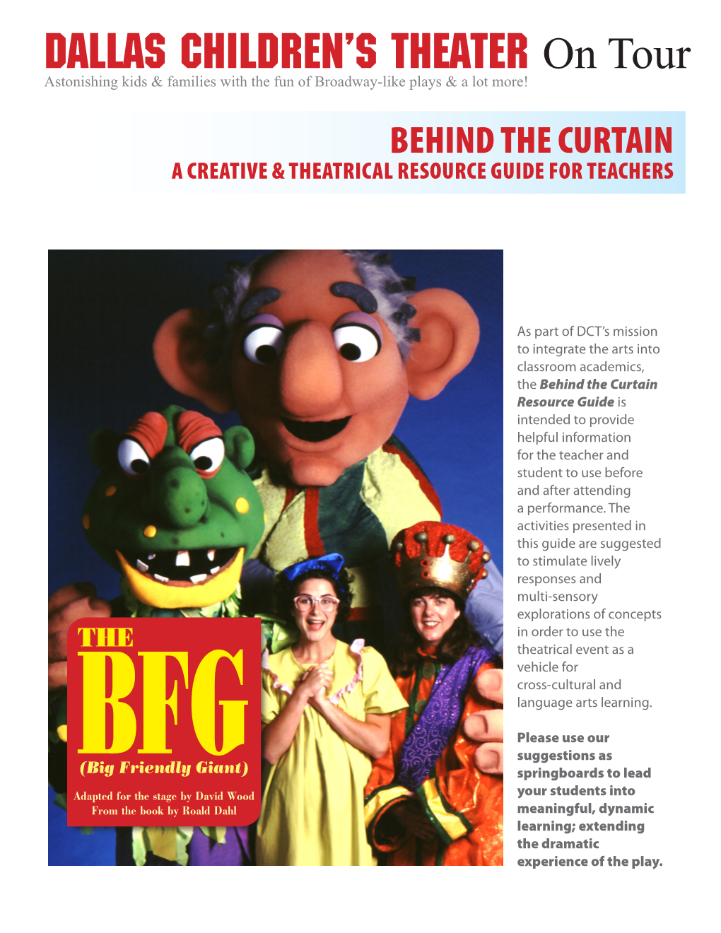 BFG Tour Study Guide.Pdf