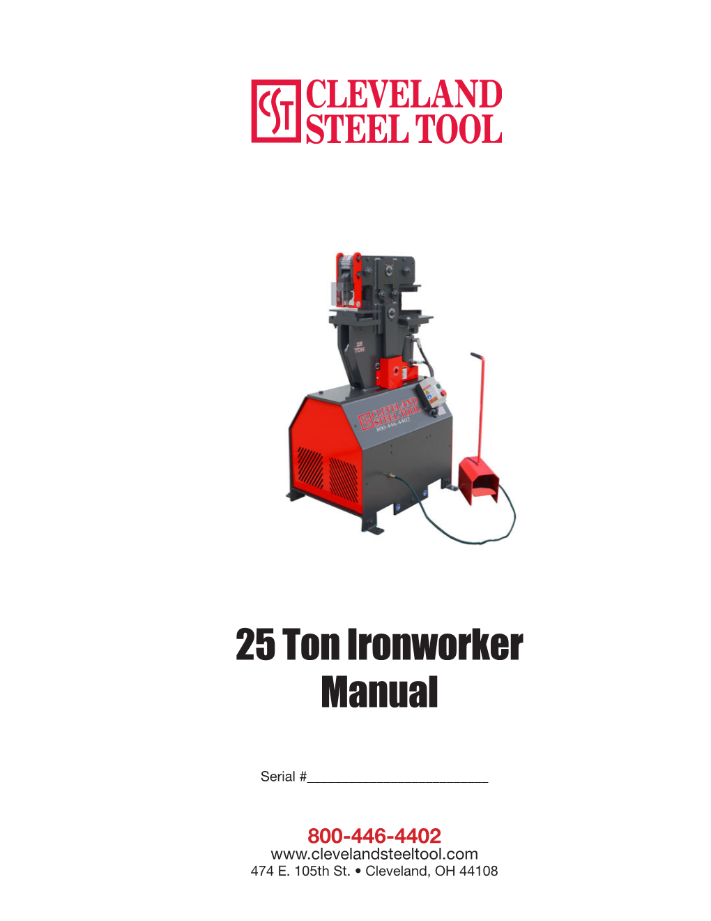 25 Ton Ironworker Manual