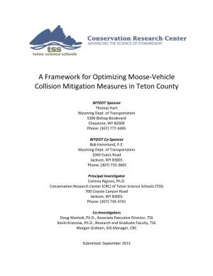 A Framework of Optimizing Moose-Vehicle Collision Mitigation