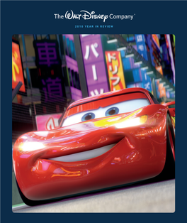 2010 YEAR in REVIEW Cover Photo: Lightning Mcqueen Takes to the Streets of Tokyo for a ‘Round the World Adventure in Cars 2