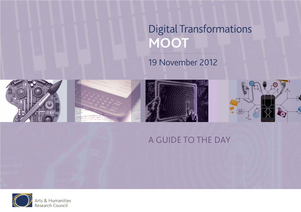 Digital Transformations MOOT 19 November 2012