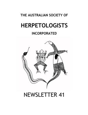 Herpetologists Newsletter 41