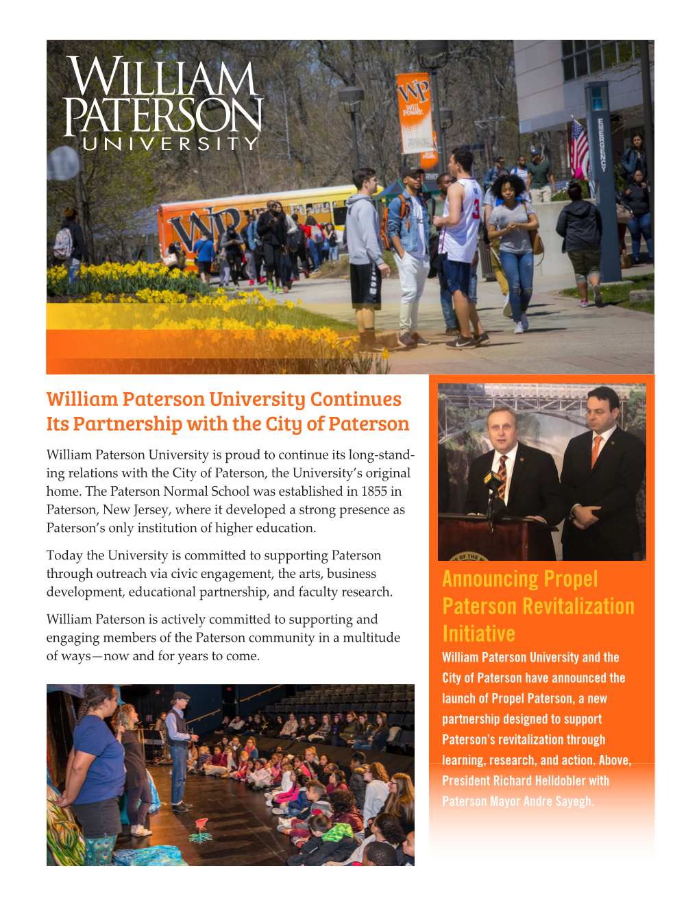 Announcing Propel Paterson Revitalization Initiative