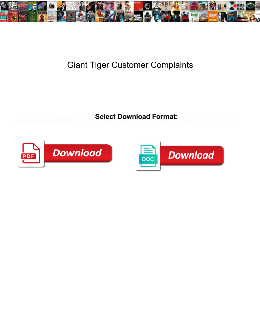 Giant Tiger Customer Complaints