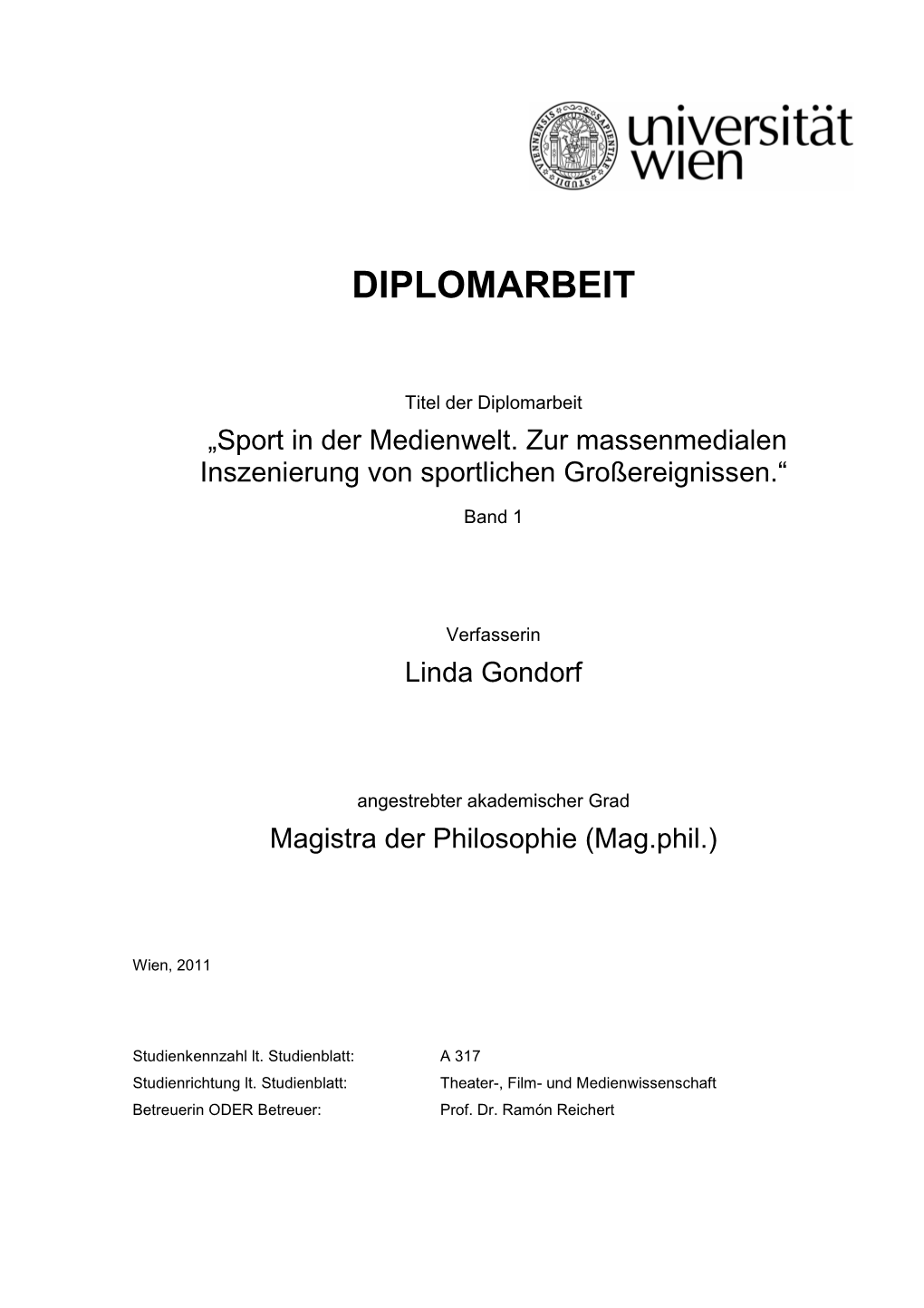 Diplomarbeit