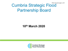 Cumbria Strategic Flood Partnership Board