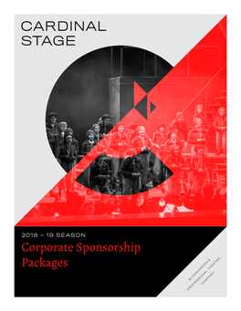 Corporate Sponsorship Packages Contact GABE GLODEN