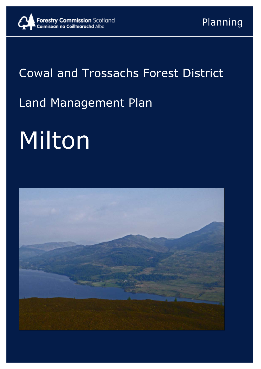 Milton Land Management Plan 2017-2027