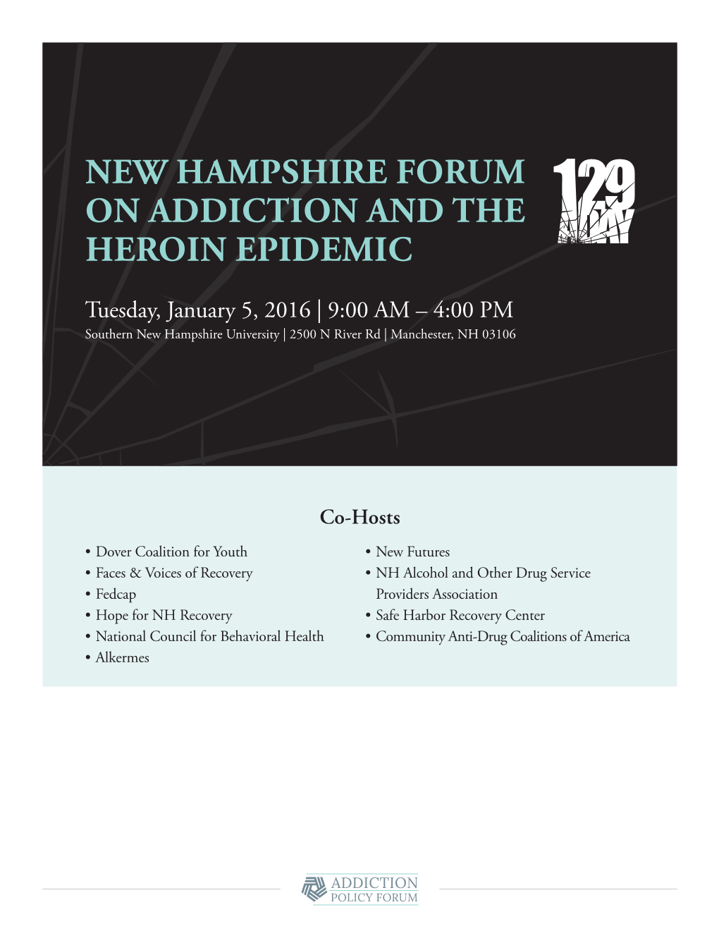 New Hampshire Forum on Addiction and the Heroin Epidemic