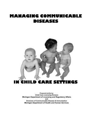 Managing Communicable Diseases in Child Care Settings