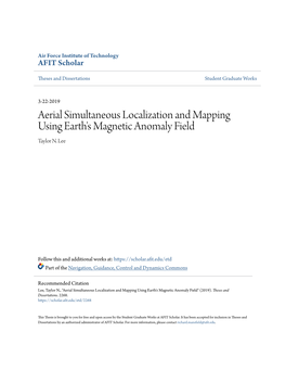 Aerial Simultaneous Localization and Mapping Using Earth's Magnetic Anomaly Field Taylor N
