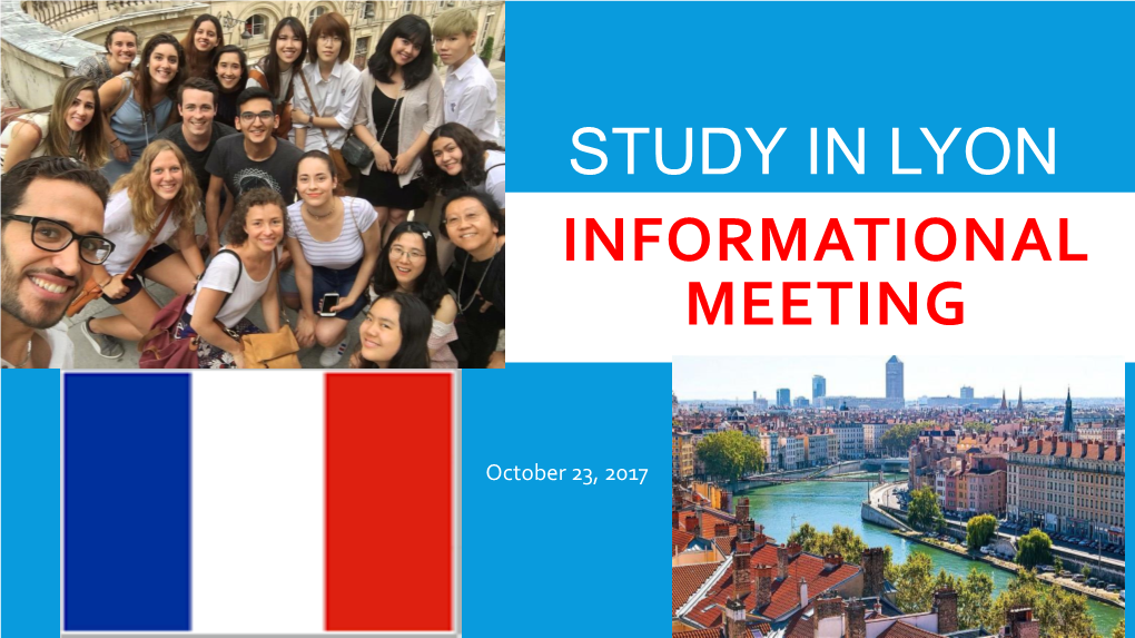 Study Abroad Informational Meeting