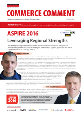 ASPIRE 2016 Leveraging Regional Strengths