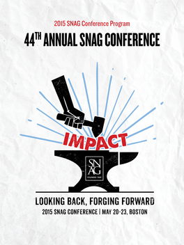 SNAG 2015 Boston Conference Program Book